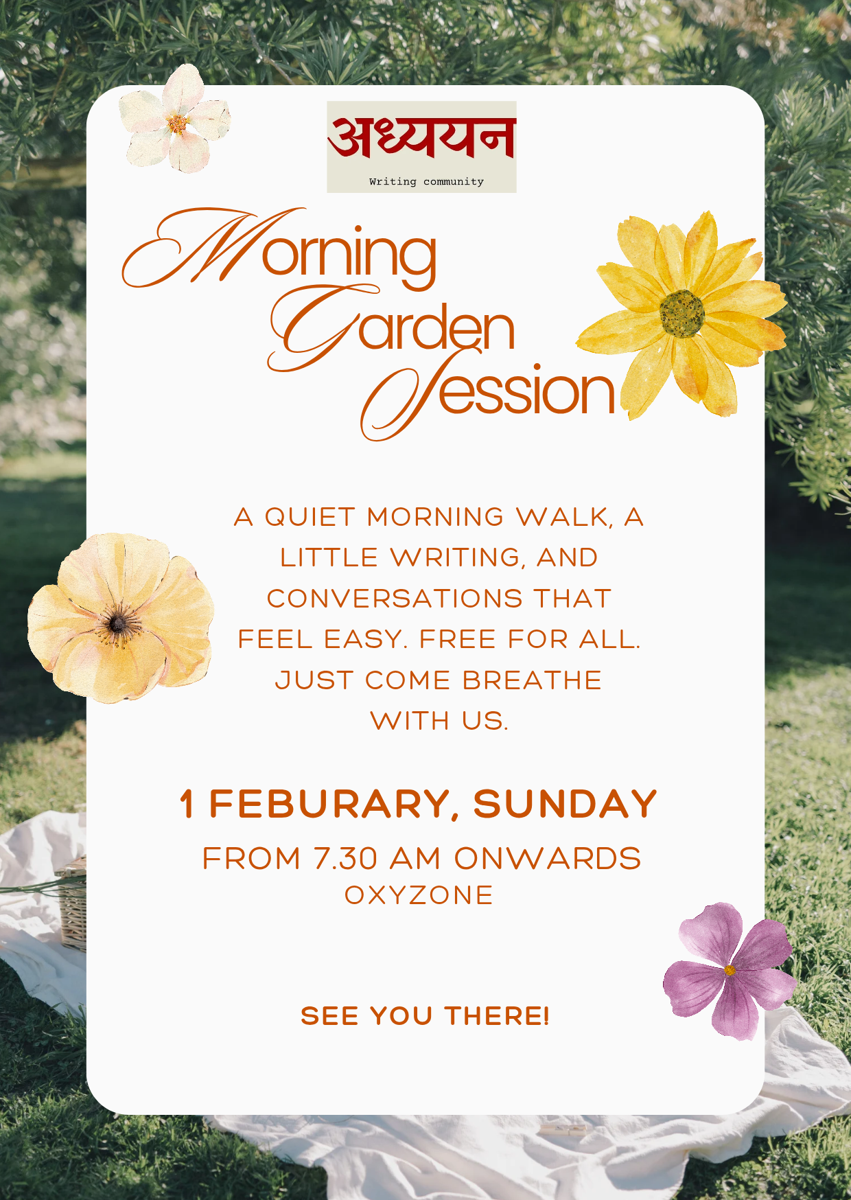 Session 14: Garden’s Observations III & Heritage Walk poster